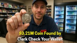 Gas Station Attendant Discovers $3 Million Rare Coin Amid Daily Transactions